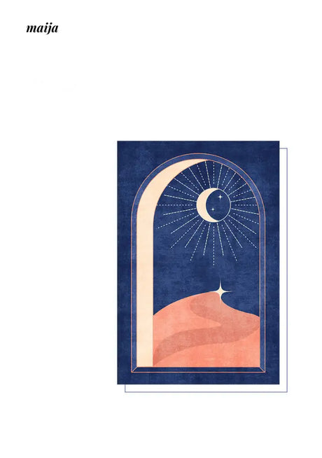 Klein Blue Quiet Atmosphere Rug from maija