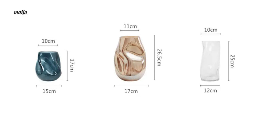 Evelyn Crystal Glass Vases from maija