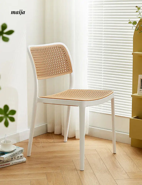 Woven Rattan Stackable Chair (set of 2) from maija