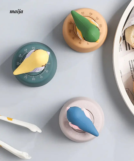 Colourful Pigeon Kitchen Timer from Luguchuan