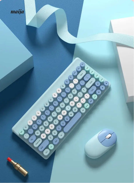 Candy Colour Keyboard Mouse Set from Tounee