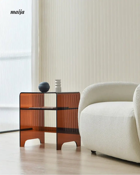 Amber Acrylic Side Table from maija