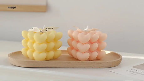 Fluttery Heart Candle from maija