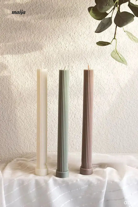 Pastel Roman Column Candle from maija