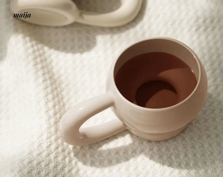 Glossy Marshmallow Ceramic Mug from maija
