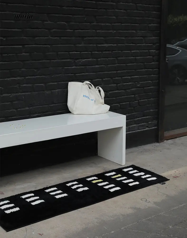 Gareth Grid Bath Mat from Piihab
