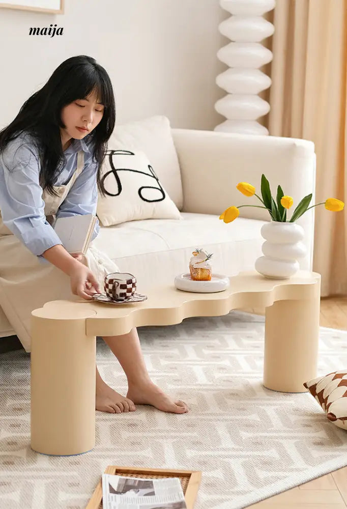 Wavy Long Stool from maija