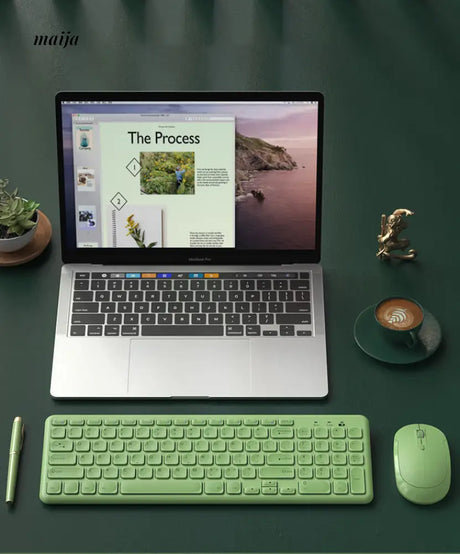 Compact Wireless Keyboard and Mouse Set from B.O.W