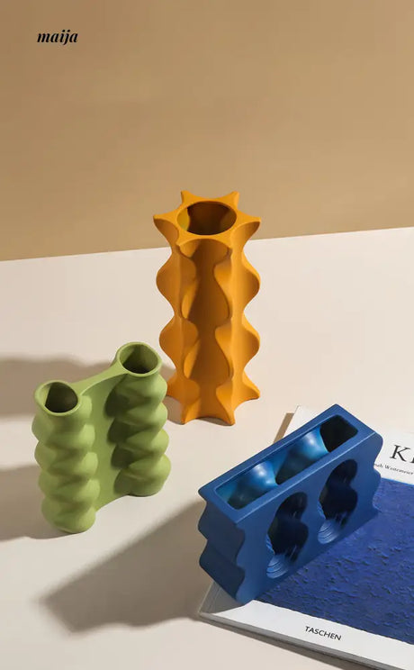 Klein Blue Odd Shaped Vase from maija
