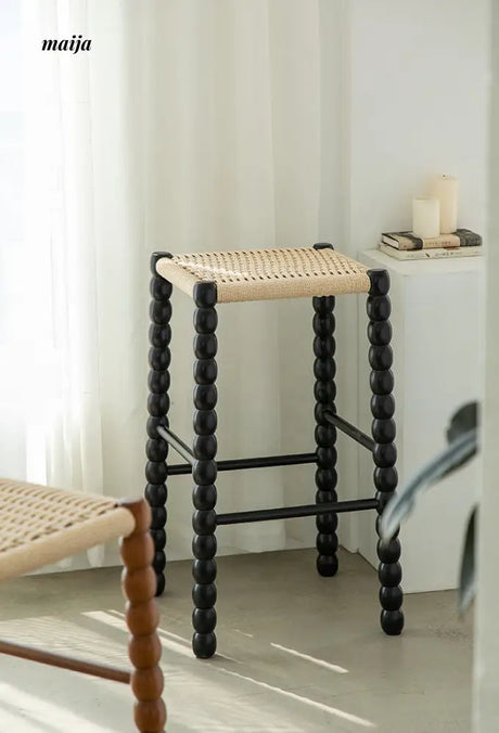 French Braid Woven Rattan Chair from maija