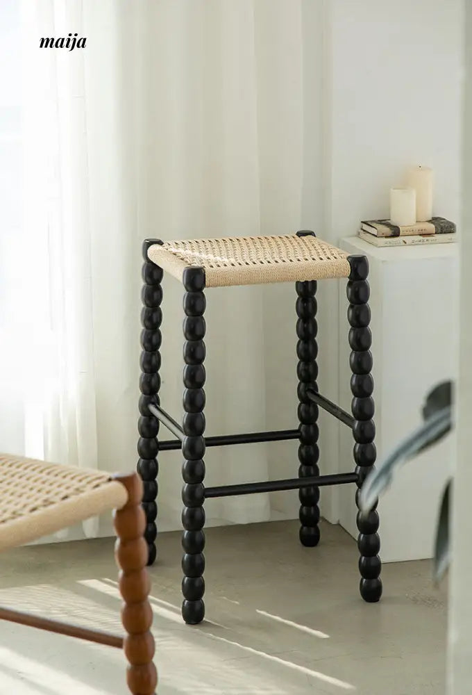 French Braid Woven Rattan Chair from maija