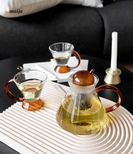 Amber Triangle Tea Set from moreover