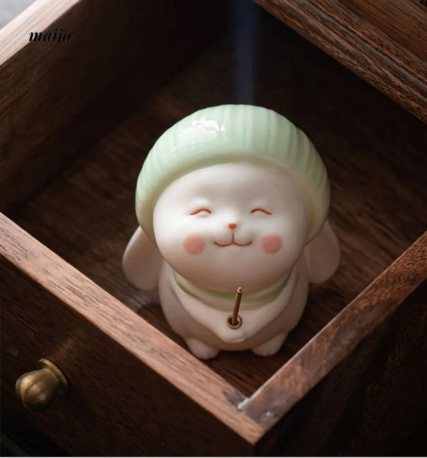 Happy Cat Incense Holder