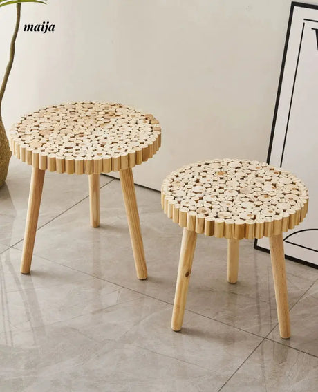 Log Style Stool from maija