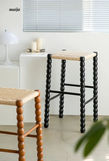 French Braid Woven Rattan Chair from maija