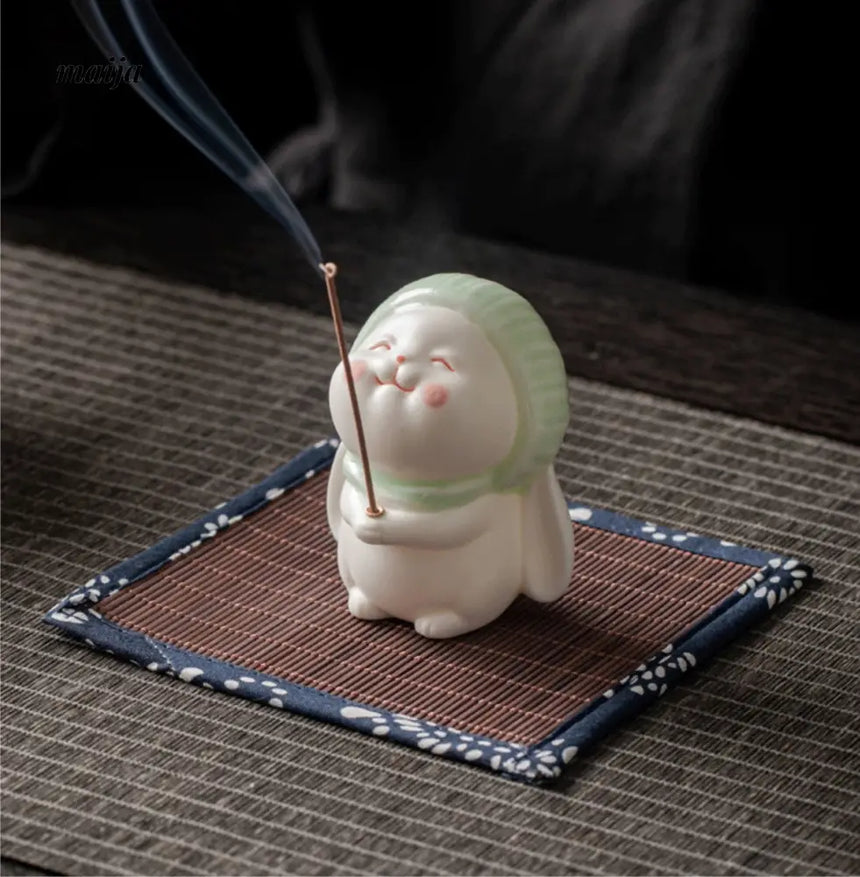 Happy Cat Incense Holder
