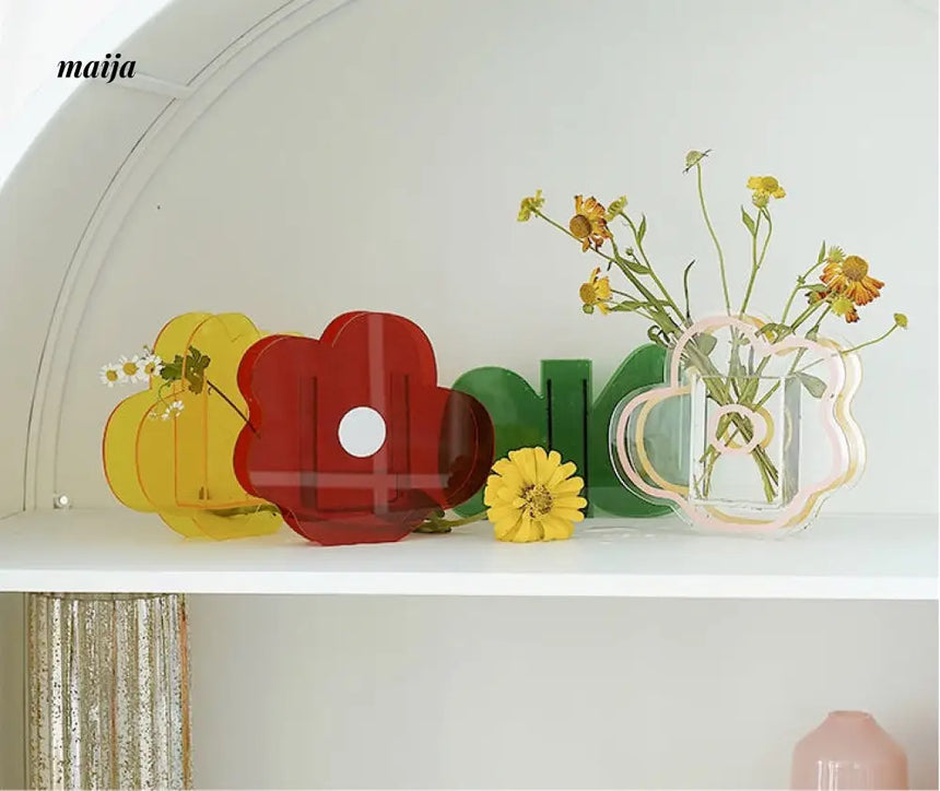 Colourful Acrylic Flower Vase from maija