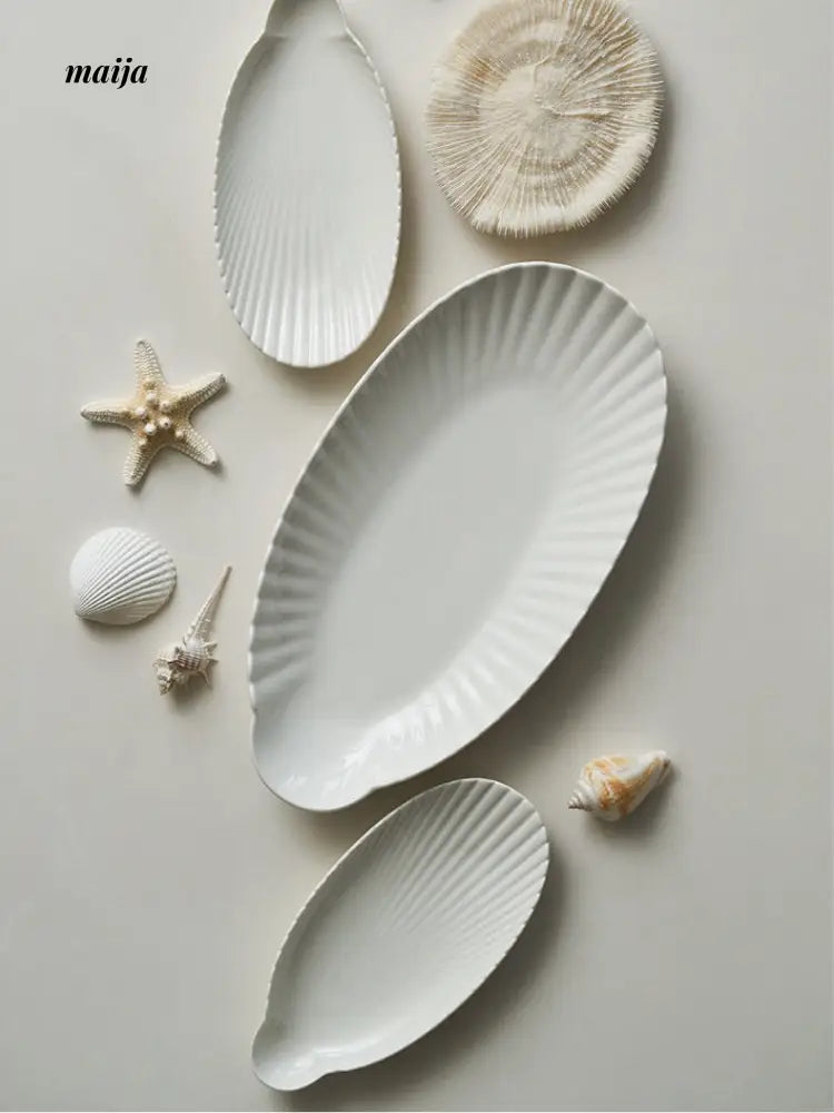 Sea Shell Ceramic High Tea Set from maija