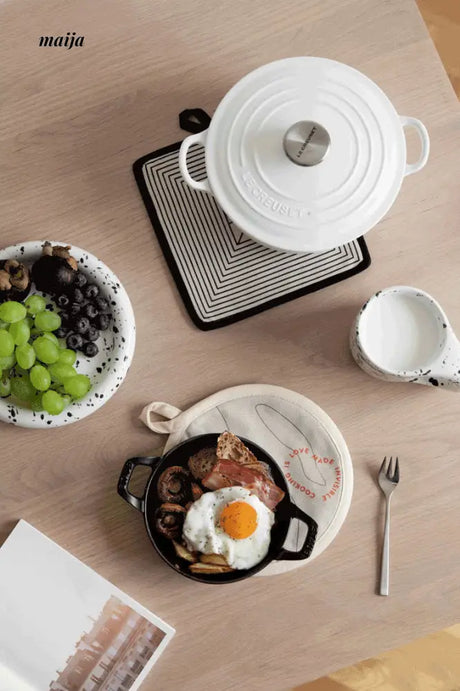 Geometric Cotton Pan Coaster from maija