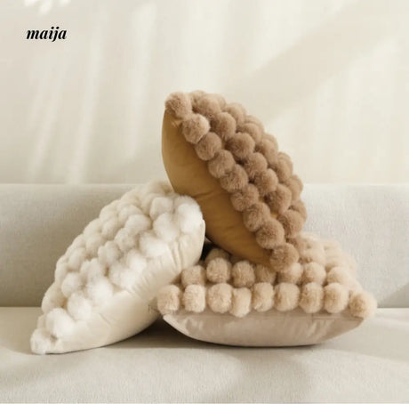 Rabbit Snowball Fluffy Cushion from milamila