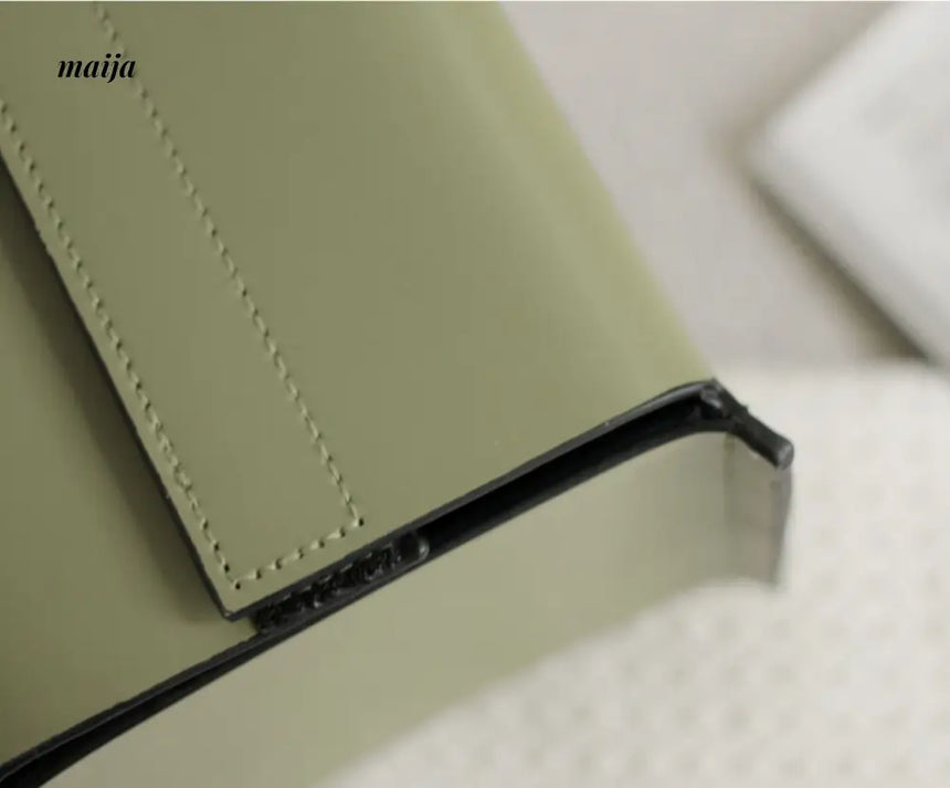 Sugar Cube Leather Tissue Box from maija