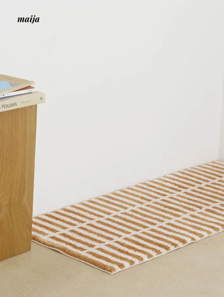 Brick Layer Bedside Rug from maija