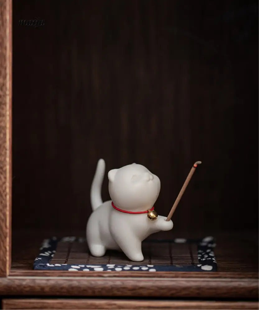 Happy Cat Incense Holder