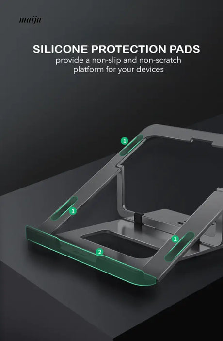 Adjustable Metal Laptop Stand from llano/Green Giant