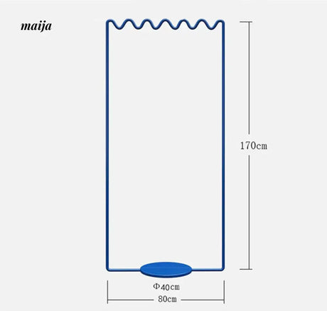Wavy Minimalist Coat Rack from maija