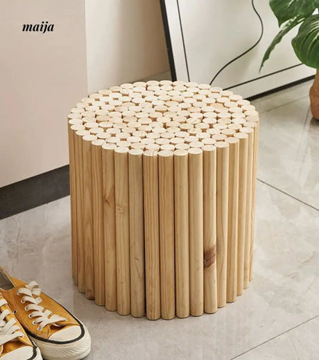 Log Style Stool from maija