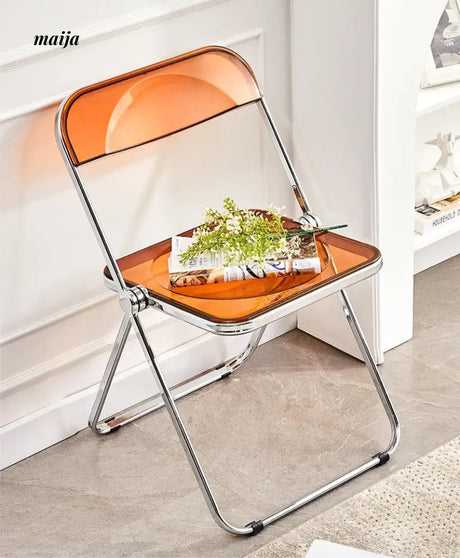 Transparent Crystal Folding Chair from maija
