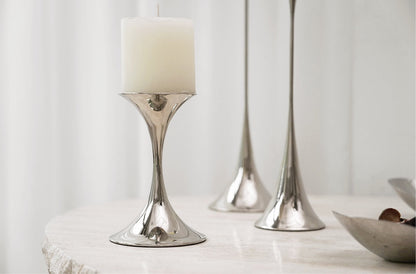 Meteor Stainless Steel Candle Holder Set from maija