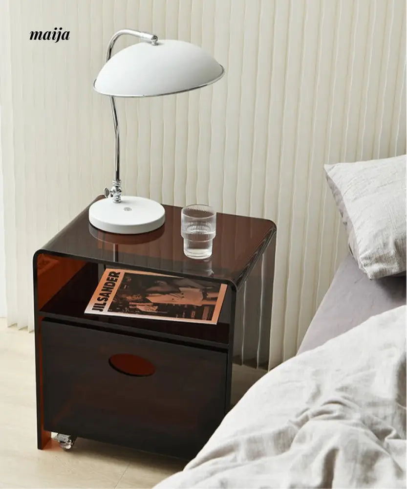 Amber Acrylic Side Table from maija
