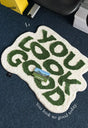 YOU LOOK GOOD Bath Mat from maija