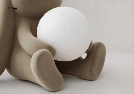 Jade Rabbit Hugging Moon Night Lamp from maija
