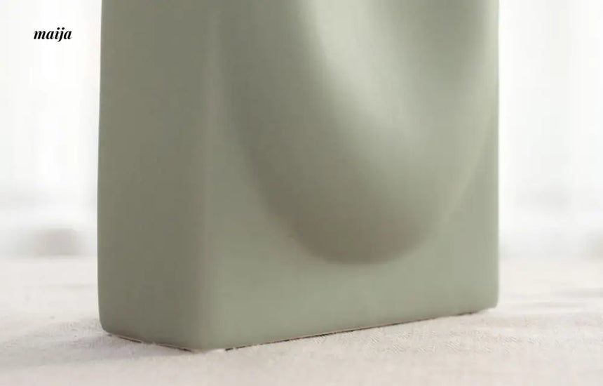 Bella Creamy Matte Ceramic Vase from maija