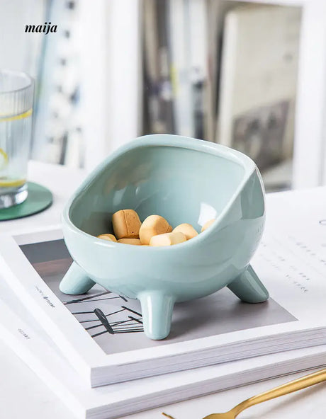 Four Legged Colourful Ceramic Storage Bowl from Xingmijia