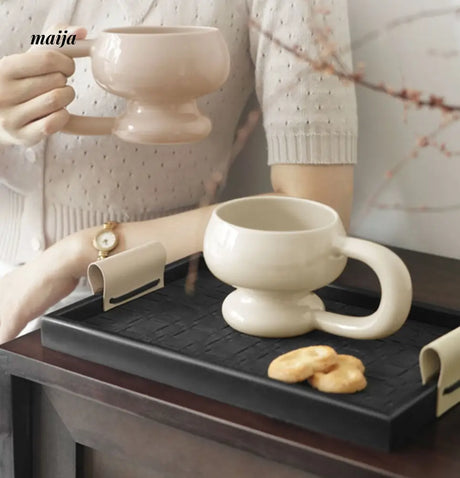 Glossy Marshmallow Ceramic Mug from maija