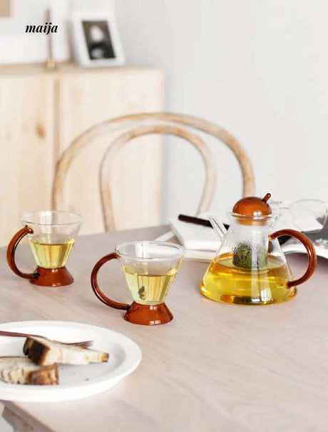 Amber Triangle Tea Set from moreover