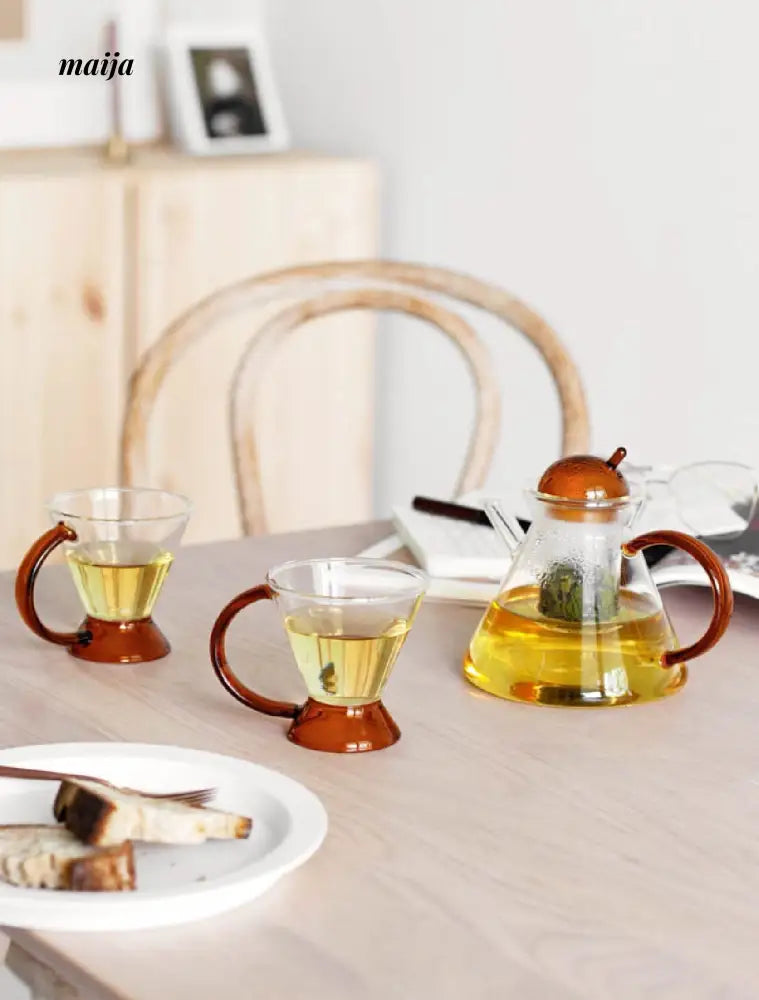 Amber Triangle Tea Set from moreover