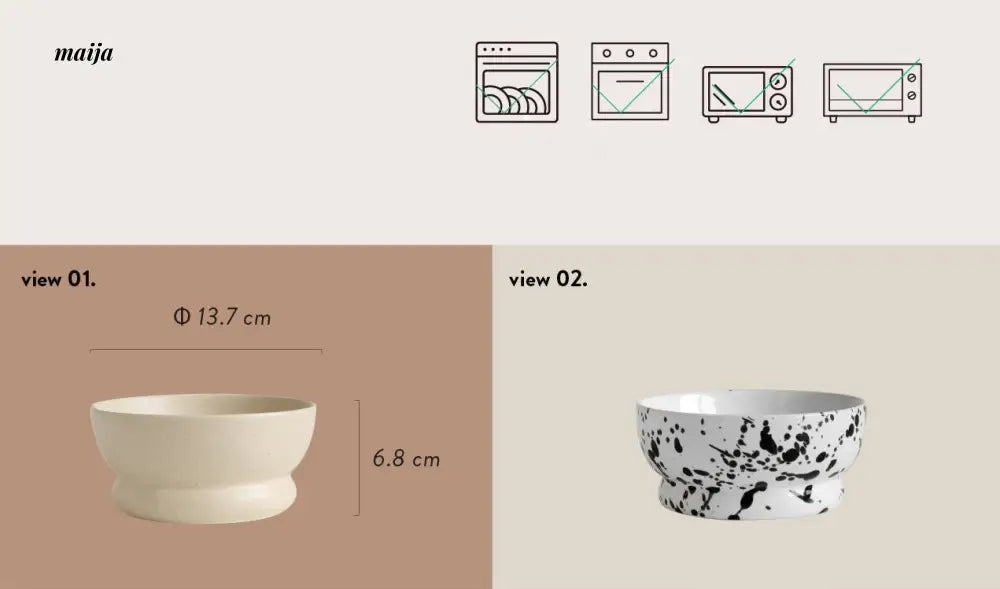 Chubby Moi Ceramic Cereal Bowl from MOREOVER