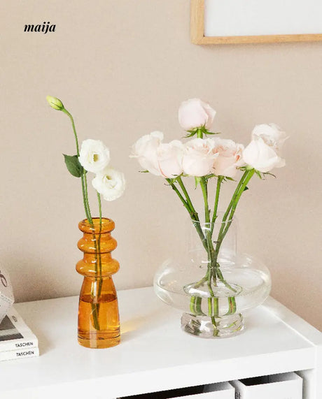 Bell Shaped Glass Vase from maija