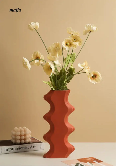 Klein Blue Odd Shaped Vase from maija