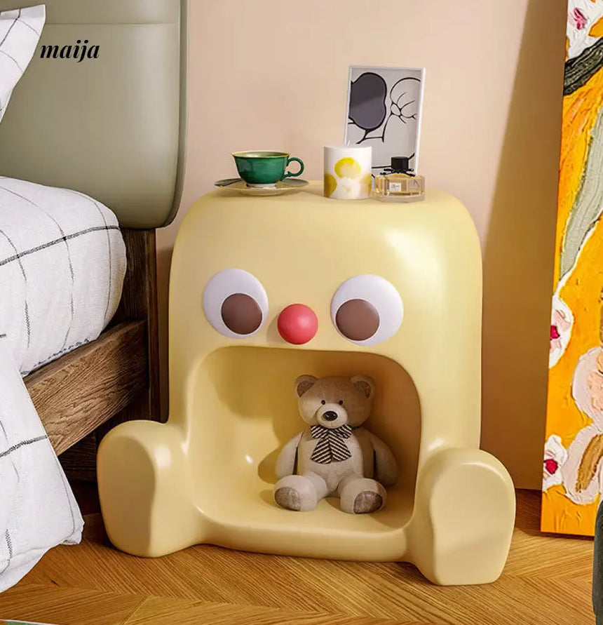 Yellow Robot Storage Side Table from maija