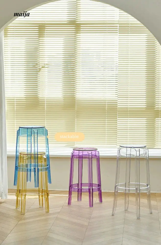 Crystal Colourful Bar Stool from maija