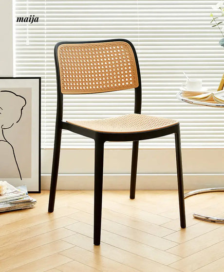 Woven Rattan Stackable Chair (set of 2) from maija