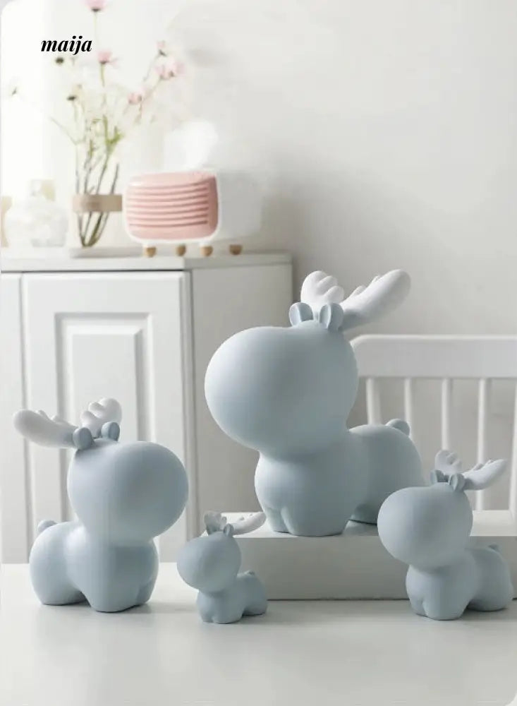 Pastel Reindeer Piggy Bank from maija