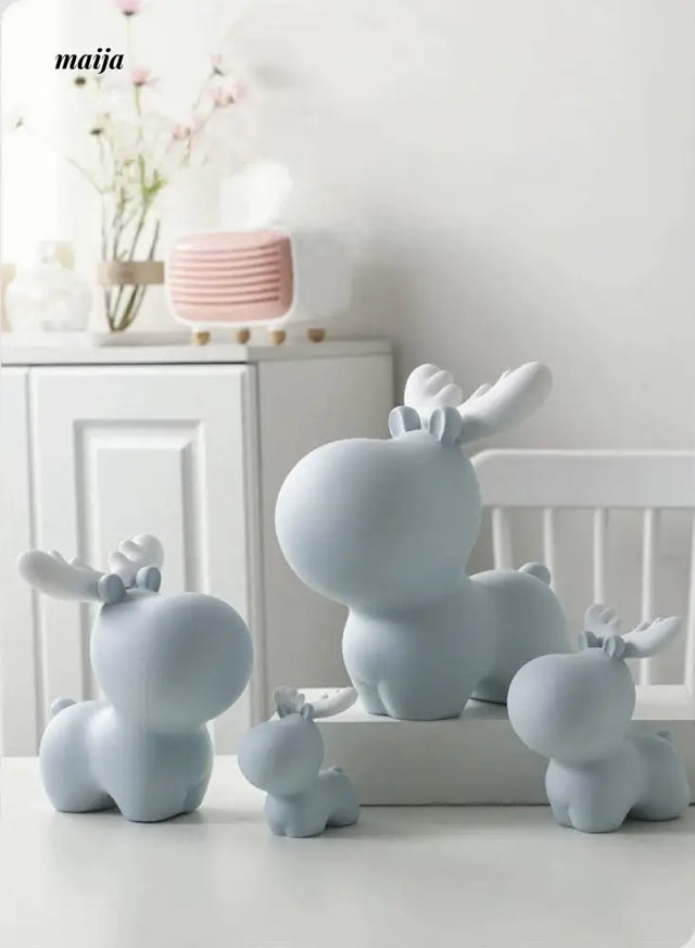 Pastel Reindeer Piggy Bank from maija