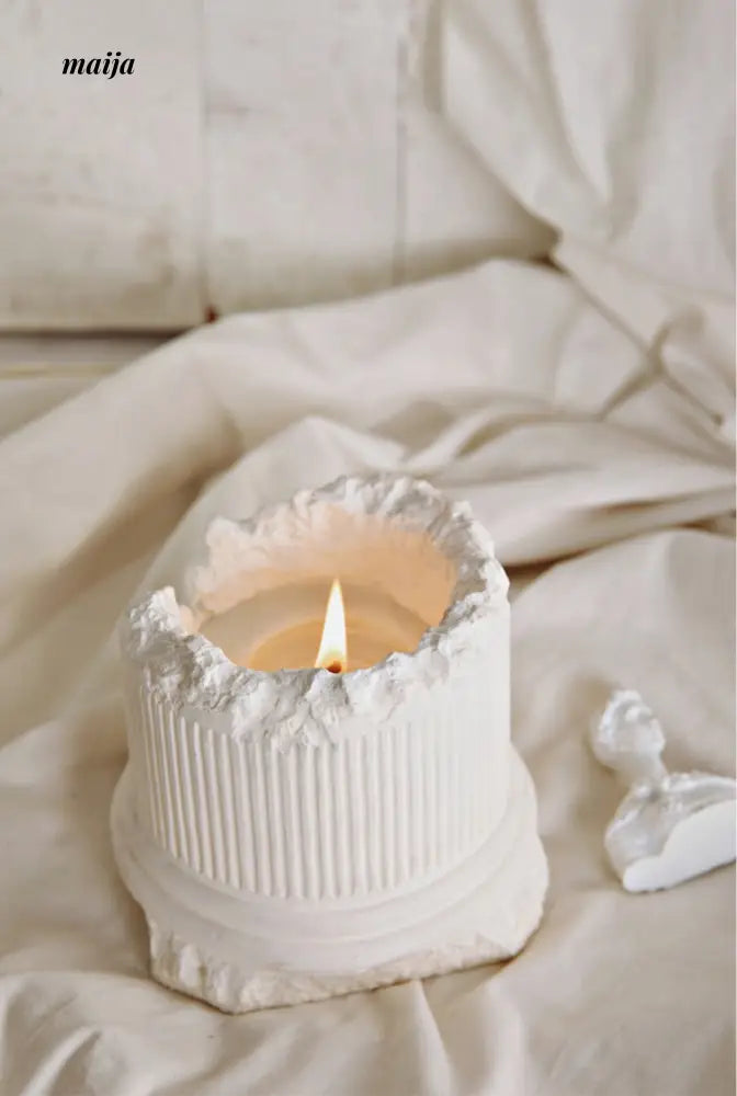 Greek Ruins Column Candle from Joy Spread