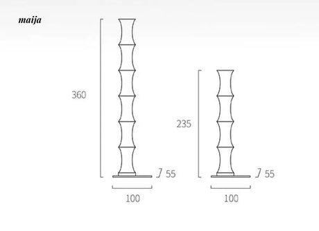 Bamboo Metal Candle Holder from maija